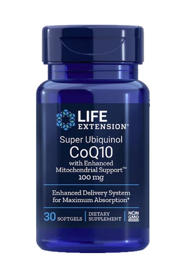 Super Ubiquinol CoQ10 + Enhanced Mitochondrial Support (100mg)